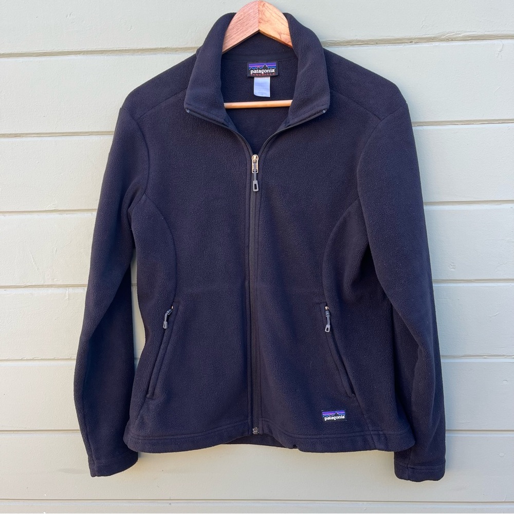 Patagonia M Women's Micro Synch Fleece Classic Jacket Black